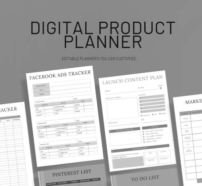 Digital Product Planner