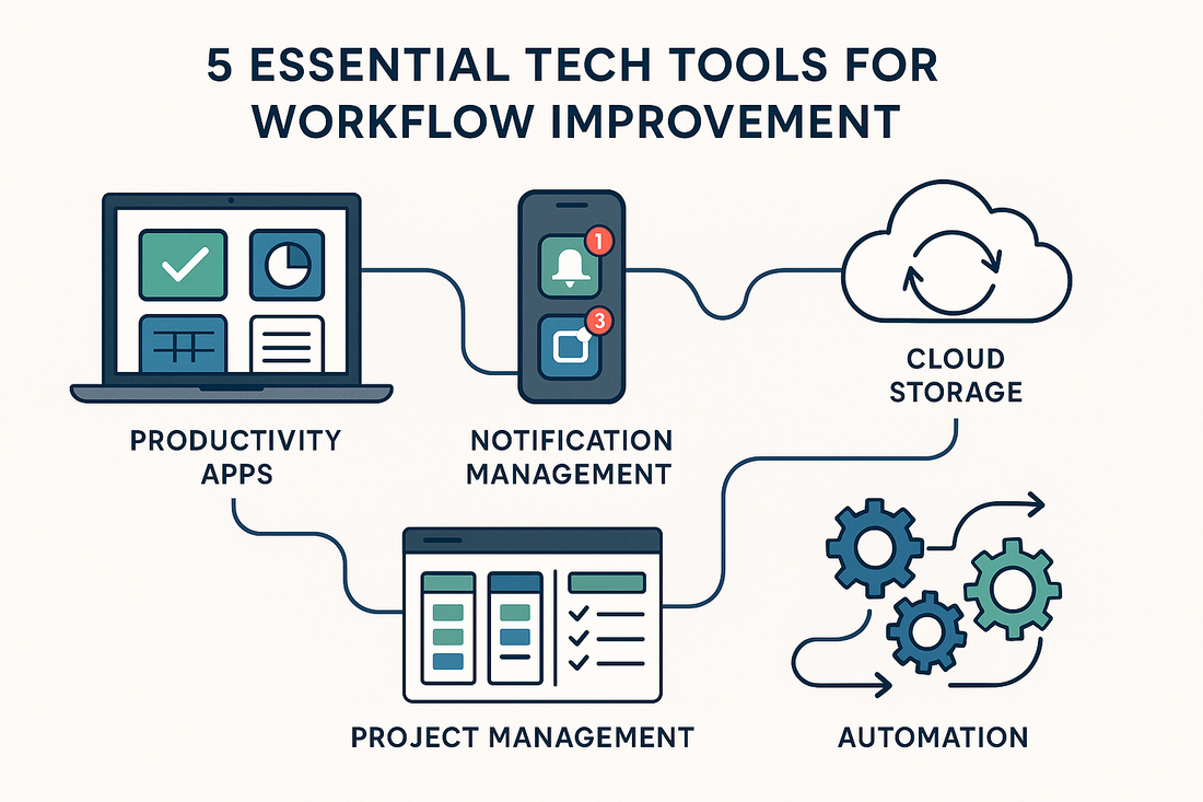 5 Simple Tech Tools That Make a Big Difference in Workflow