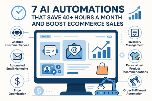 7 AI Automations That Save 40+ Hours a Month and Boost Ecommerce Sales