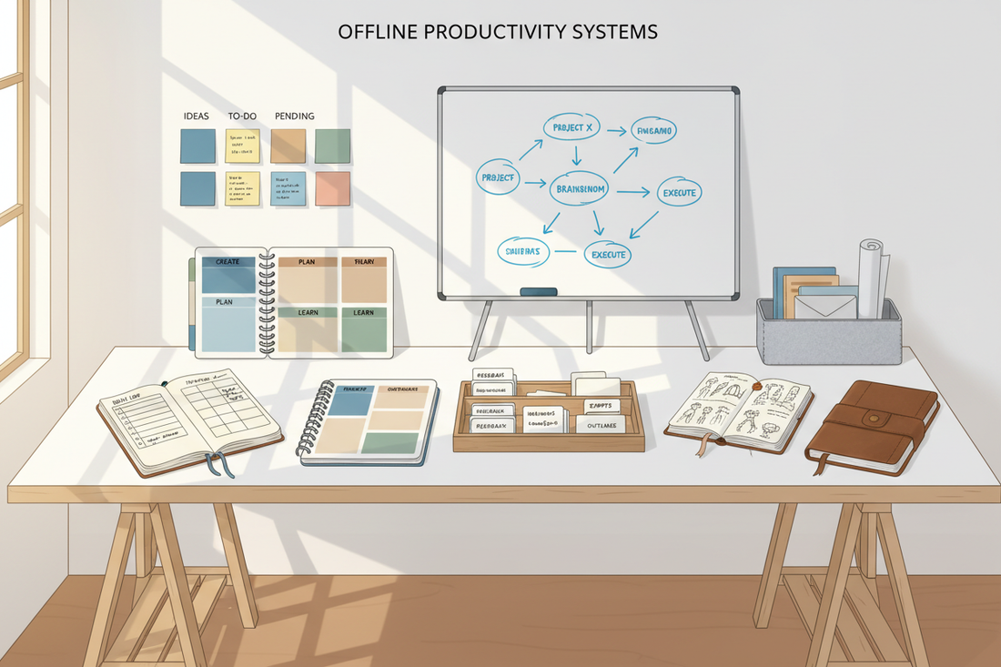 7 Offline Task Systems Creators Use When Apps Stop Working