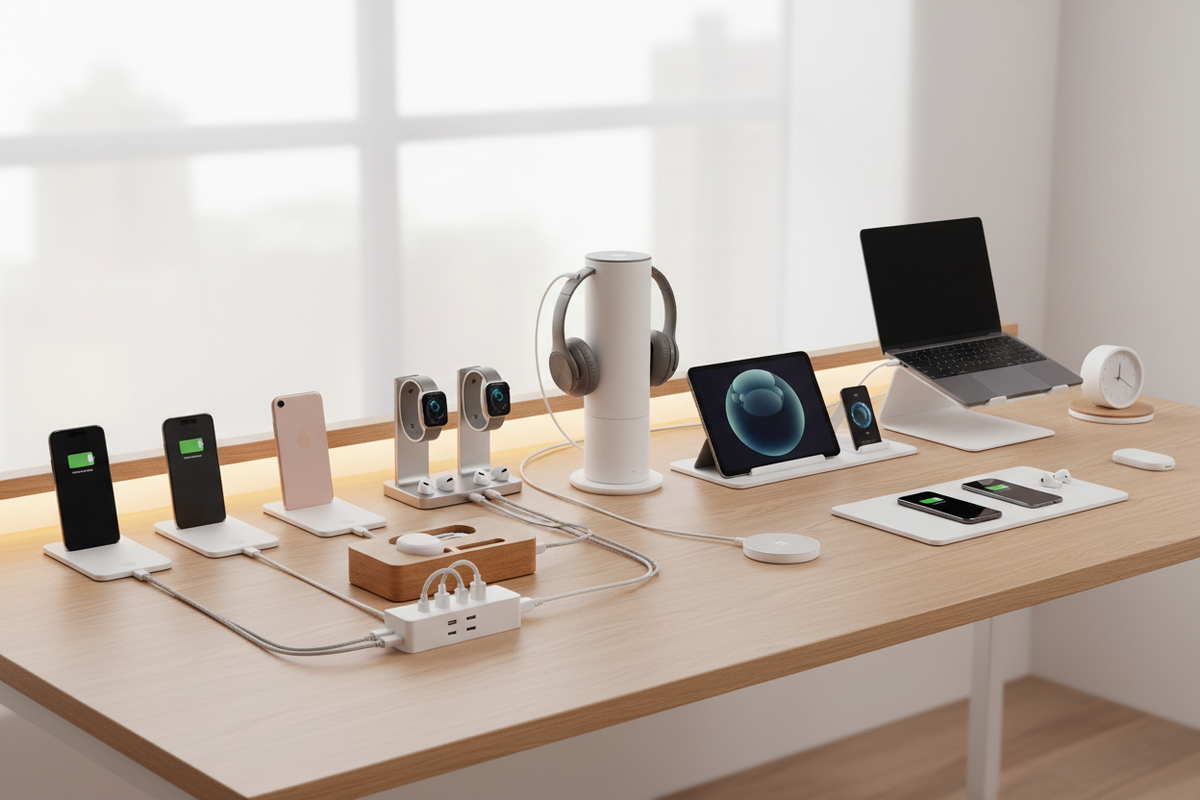 9 Clever Charging Stations That Finally Tidy Up Your Desk