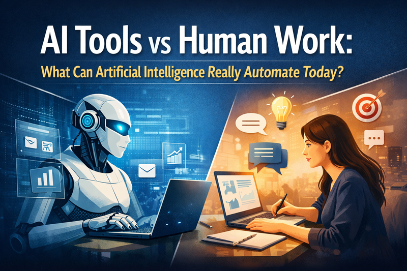 AI Tools vs Human Work: What Can Artificial Intelligence Really Automate Today