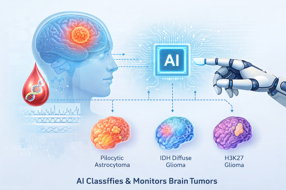 AI Breakthrough Enables Accurate Classification and Monitoring of Brain Tumors