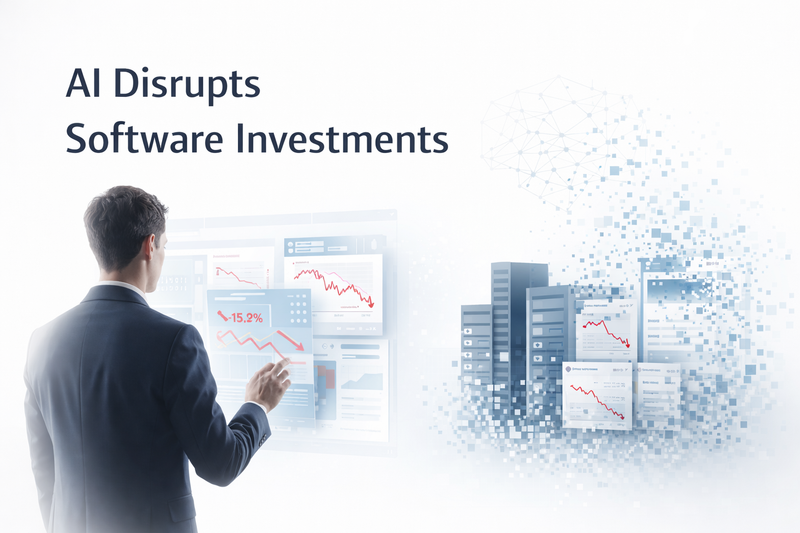 Software Slump Hits Private Fund Managers as AI Disruption Fears Grow