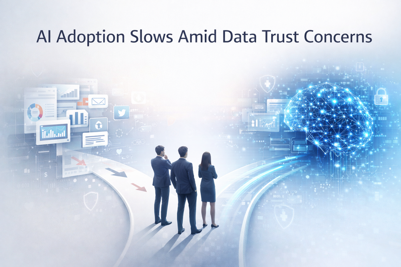 Marketers Lag Behind in AI Adoption Due to Data Trust Concerns