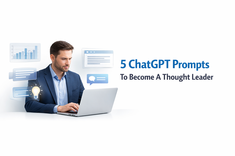 5 ChatGPT Prompts To Position Yourself As A Top Thought Leader