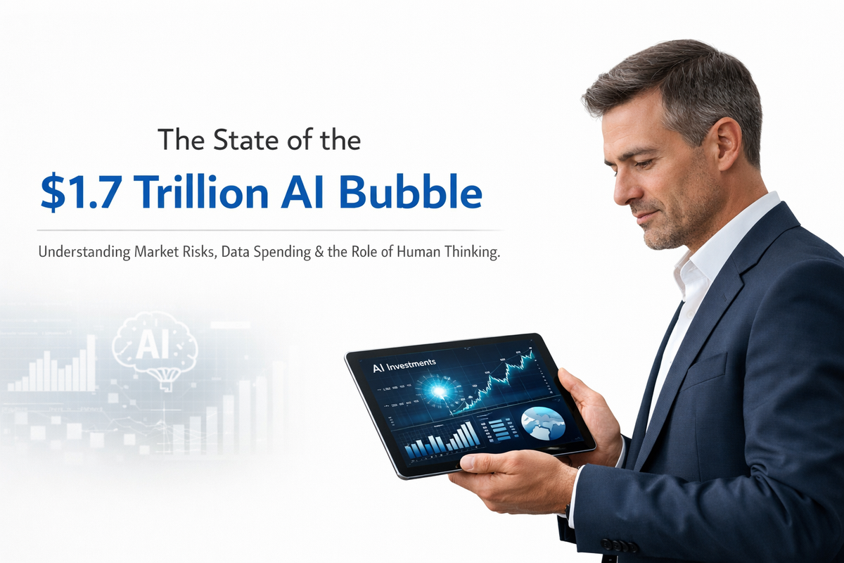 The $1.7 Trillion AI Bubble Explained: Data Spending, Market Risks & Why Thinking Still Matters