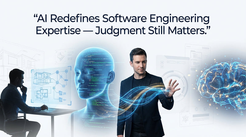 How AI Is Redefining Software Engineering Expertise — Why Human Judgment Still Matters
