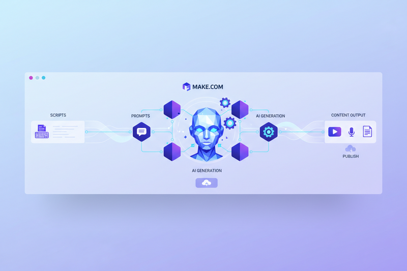 AI Avatar Content Pipeline: Automating Scripts, Prompts, and Inputs with Make.com