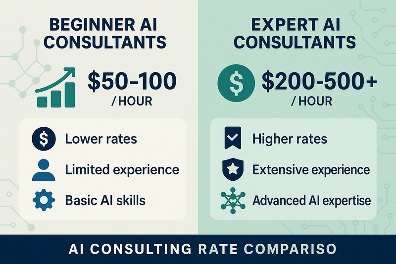 AI Consulting Rates by Experience: Beginners vs Experts