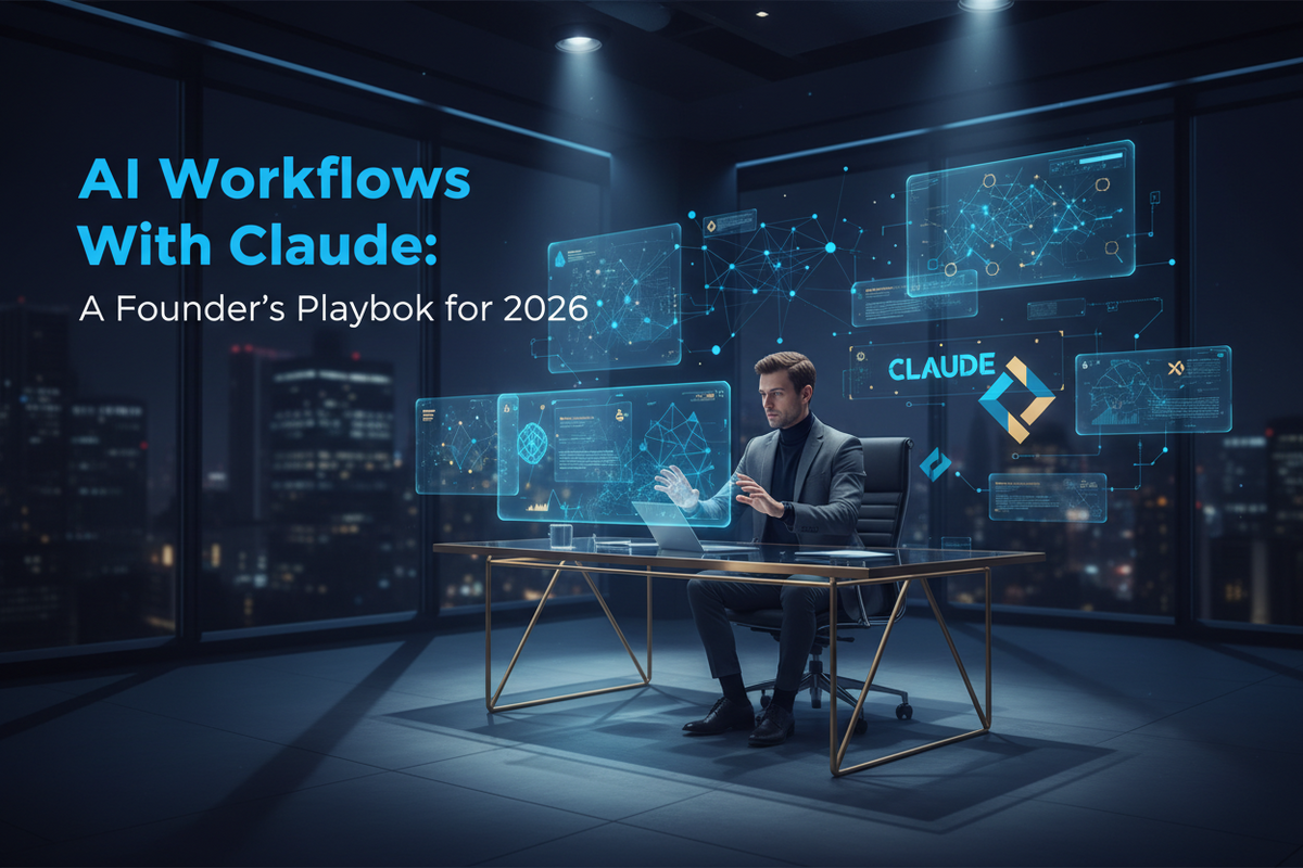 AI Workflows With Claude: A Founder's Playbook for 2026