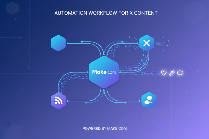 Automate X (Twitter) Content: Threads, RSS, and Engagement Workflows with Make.com