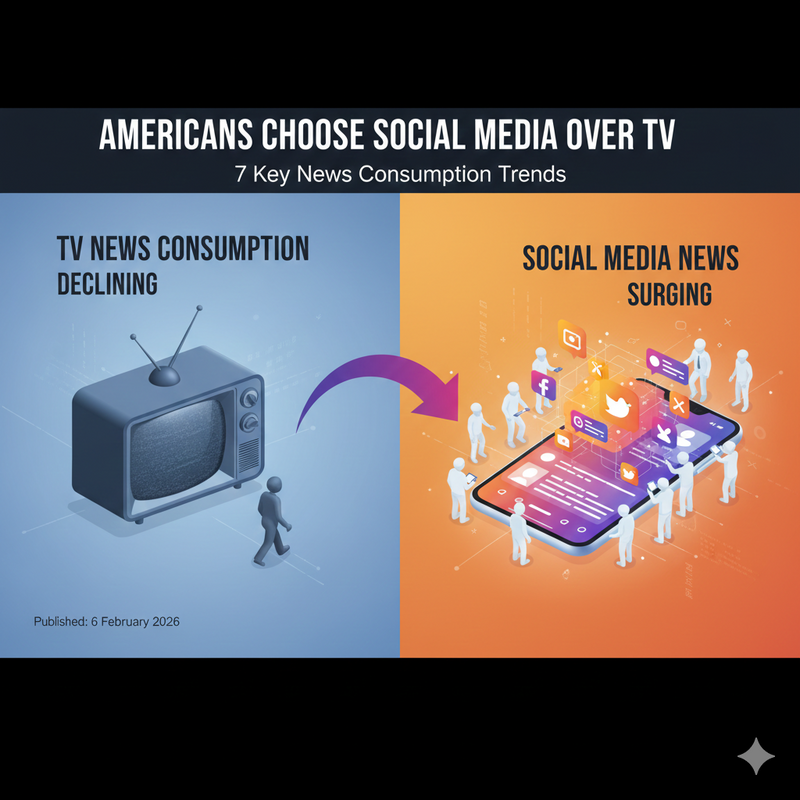 More Americans Are Turning to Social Media Than TV: 7 Key News Consumption Trends