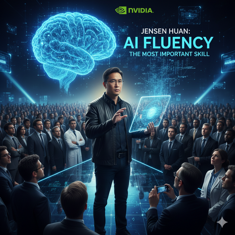 What Is AI Fluency? Nvidia CEO Jensen Huang Says It’s the Most Important Skill to Learn Now