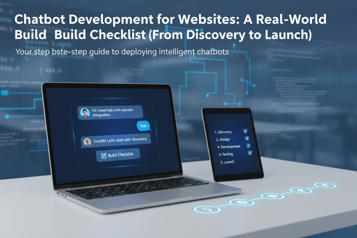 Chatbot Development for Websites: A Real-World Build Checklist (From Discovery to Launch)