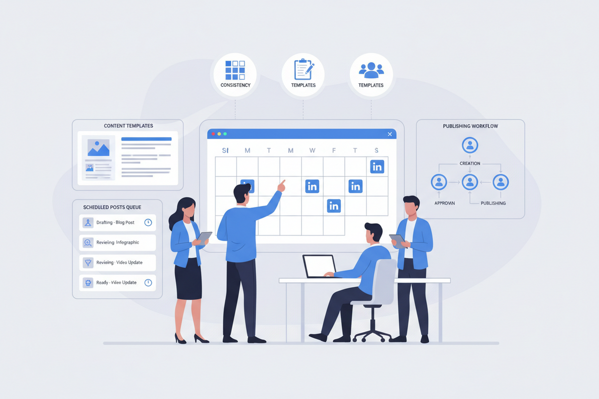 Consistent LinkedIn Publishing: A Template‑Based Workflow for Busy Teams