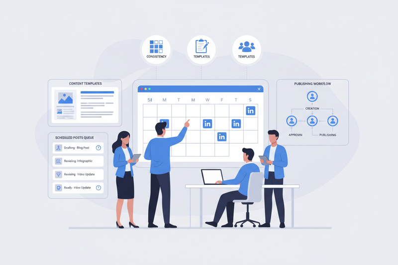 Consistent LinkedIn Publishing: A Template‑Based Workflow for Busy Teams