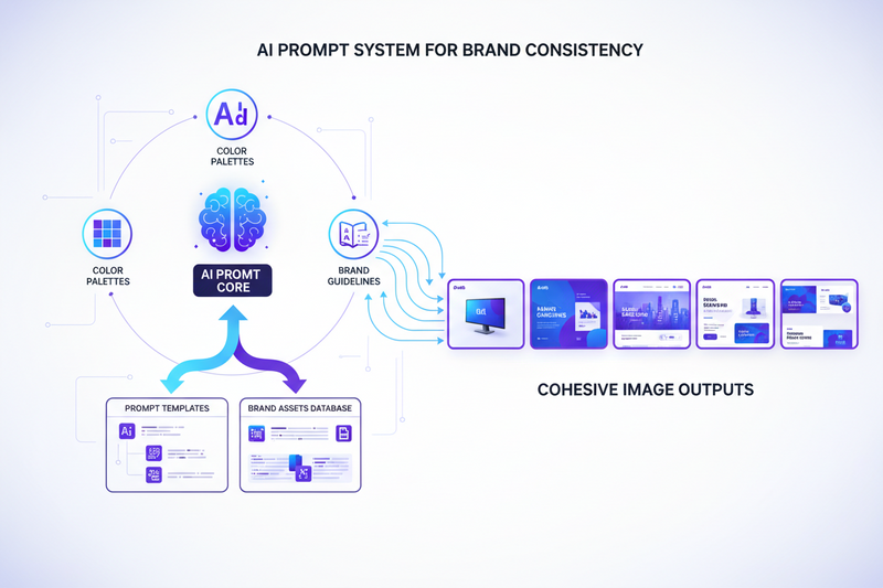 Consistent Visual Style with AI: A Prompt System for On‑Brand Imagery