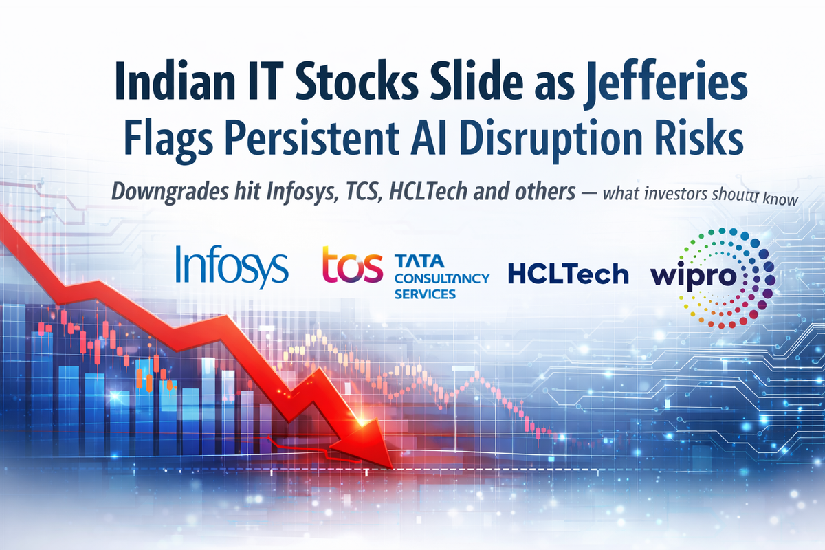 IT Stocks Slide as Jefferies Warns “AI Pain Isn’t Over”: Infosys, TCS & Co Downgraded
