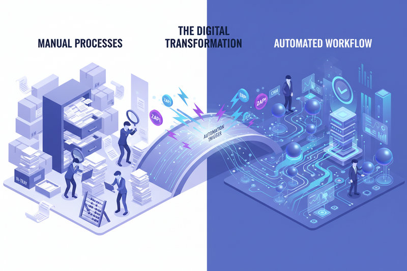 From Manual to Automated: Mapping Business Processes into Reliable Zaps