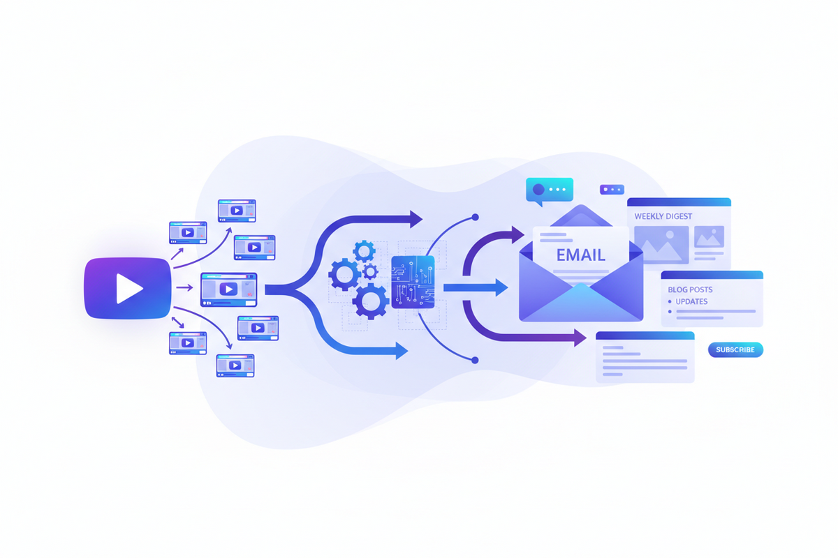 From YouTube to Newsletter: Automating Content Repurposing into Email Campaigns