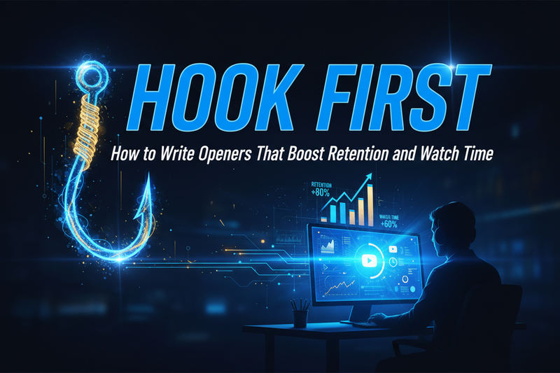 Hook First: How to Write Openers That Boost Retention and Watch Time