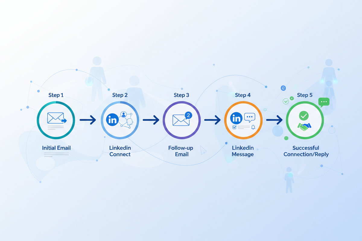 How to Build a Multi‑Step Outreach Sequence (Email + LinkedIn) That Gets Replies