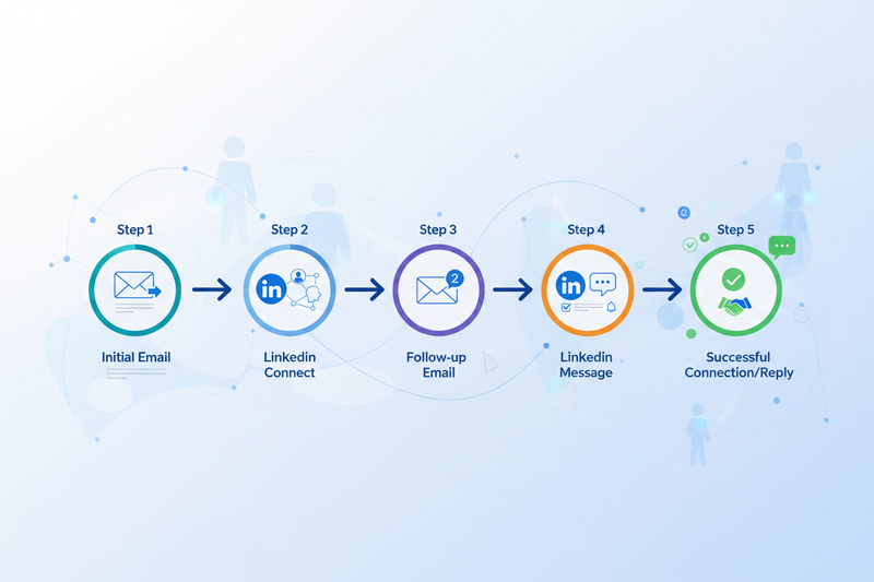 How to Build a Multi‑Step Outreach Sequence (Email + LinkedIn) That Gets Replies