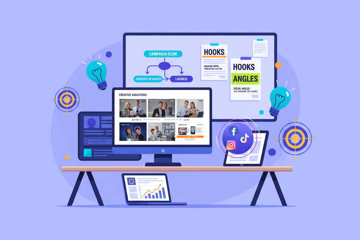 How to Plan Your Next Paid Social Campaign: Angles, Hooks, and Creative Variations