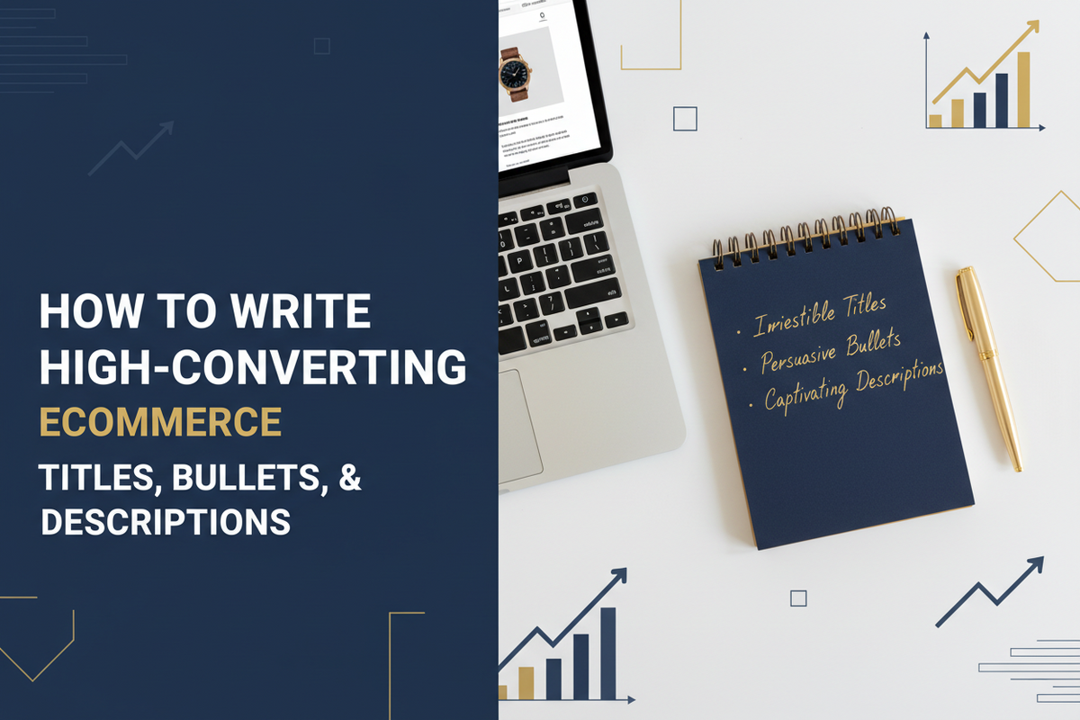 How to Write High‑Converting Ecommerce Titles, Bullets, and Descriptions (With Examples)