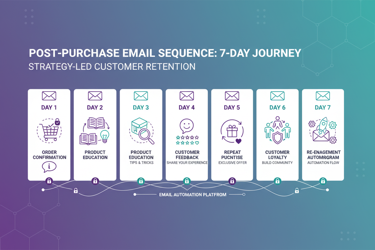 Klaviyo Post Purchase Flow: The 7-Day Sequence That Builds Repeat Orders