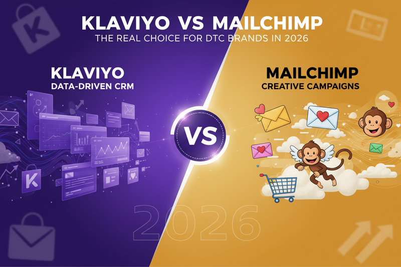 Klaviyo vs Mailchimp: The Real Choice for DTC Brands in 2026
