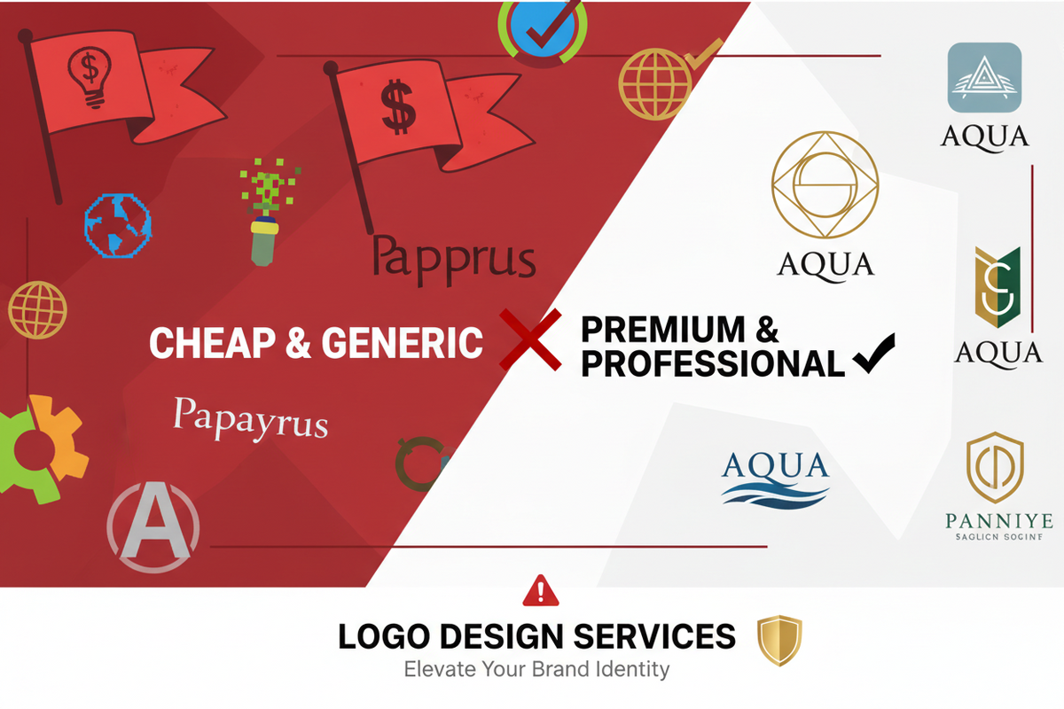 Logo Design Services: 9 Red Flags That Scream “Cheap Brand” (and What to Do Instead)