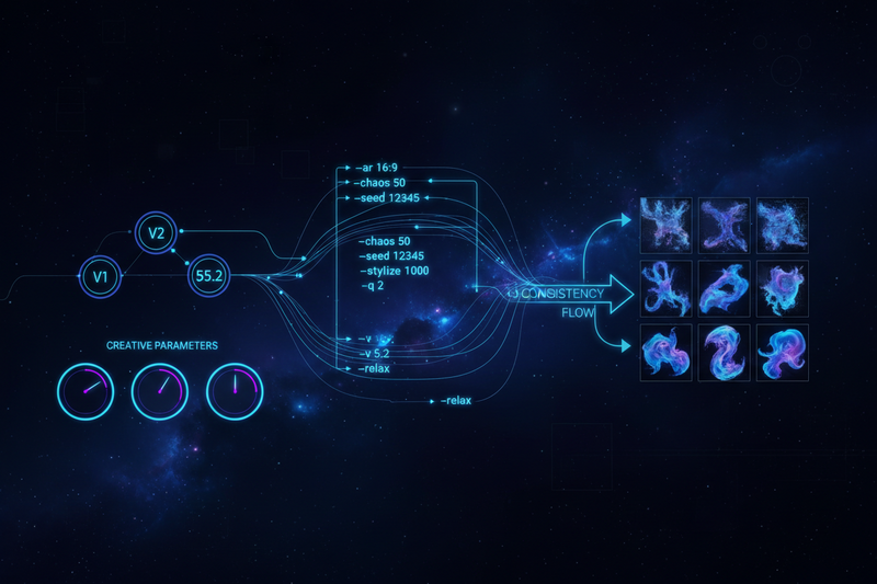Midjourney Prompt Controls Explained: Parameters, Consistency, and Iteration