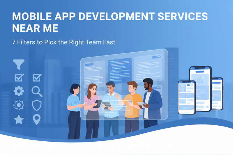 Mobile App Development Services Near Me: 7 Filters to Pick the Right Team Fast