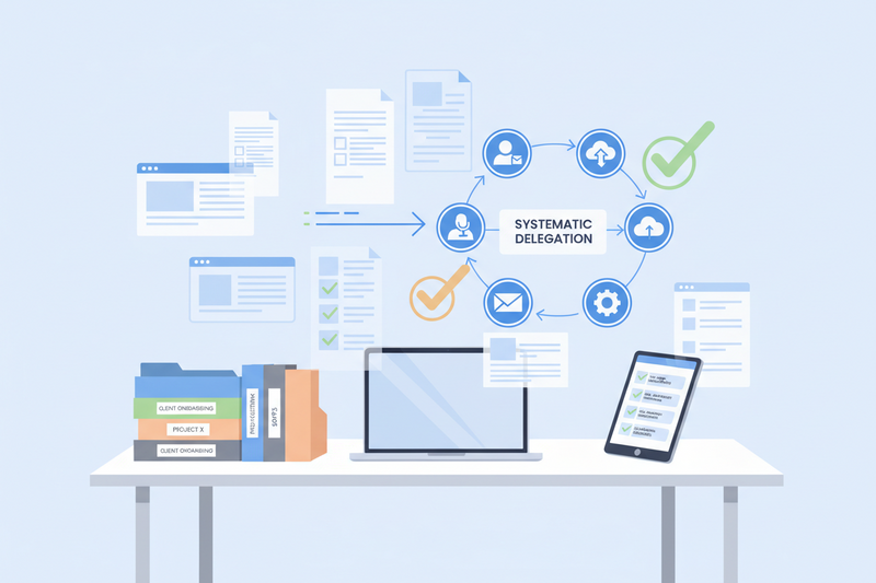 Outsourcing Virtual Assistant Services: The SOP-First Way to Delegate Without Chaos