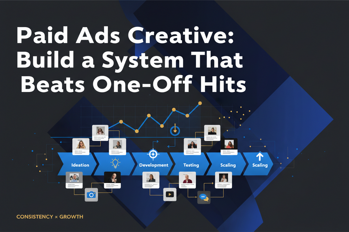 Paid Ads Creative: Build a System That Beats One-Off Hits