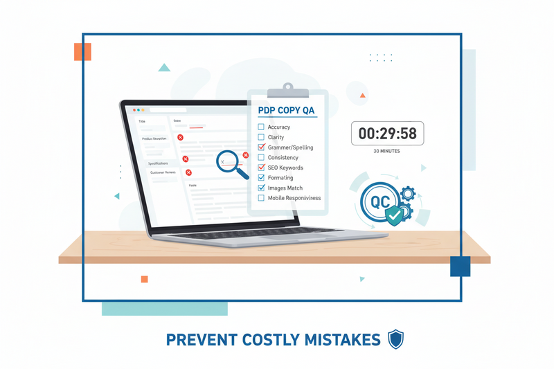 PDP Copy QA Checklist: The 30-Minute Review That Catches Expensive Mistakes