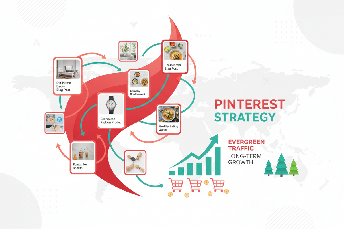 Pinterest Marketing Strategy: The Evergreen Traffic Plan for Blogs + Ecom