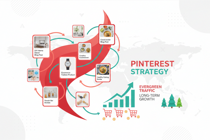 Pinterest Marketing Strategy: The Evergreen Traffic Plan for Blogs + Ecom