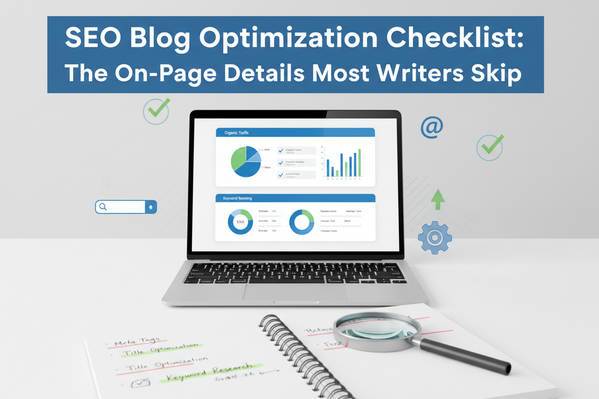 SEO Blog Optimization Checklist: The On-Page Details Most Writers Skip