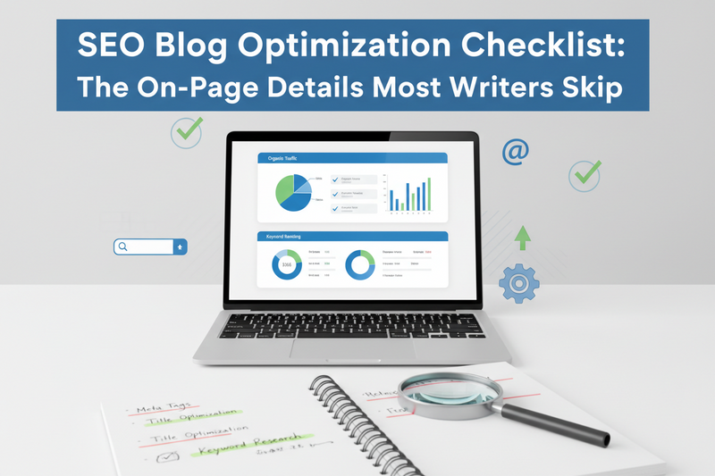 SEO Blog Optimization Checklist: The On-Page Details Most Writers Skip