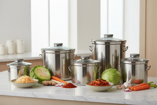 Small-Batch Magic: 5 Stainless Fermentation Crocks for Kimchi, Kraut & More