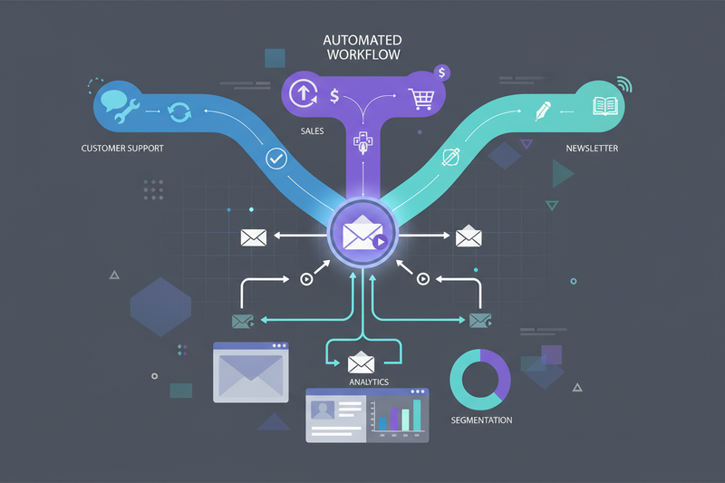Support, Sales, and Newsletters: Building a Full Email Automation Stack