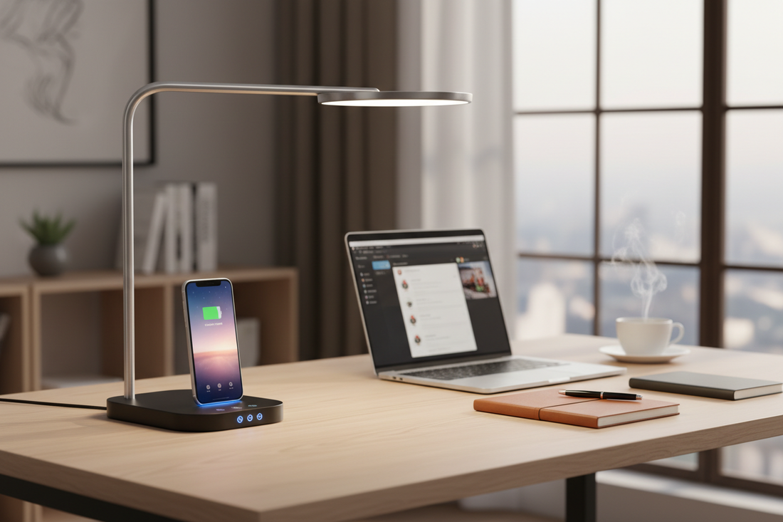 The 7 Smart Desk Lamps With Wireless Charging That Upgrade Any Workspace