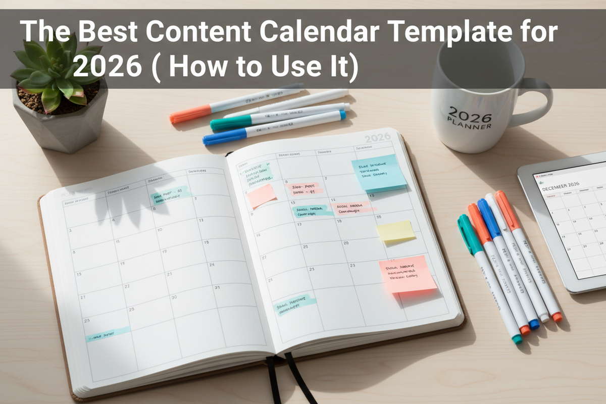 The Best Content Calendar Template for 2026 (And How to Use It)