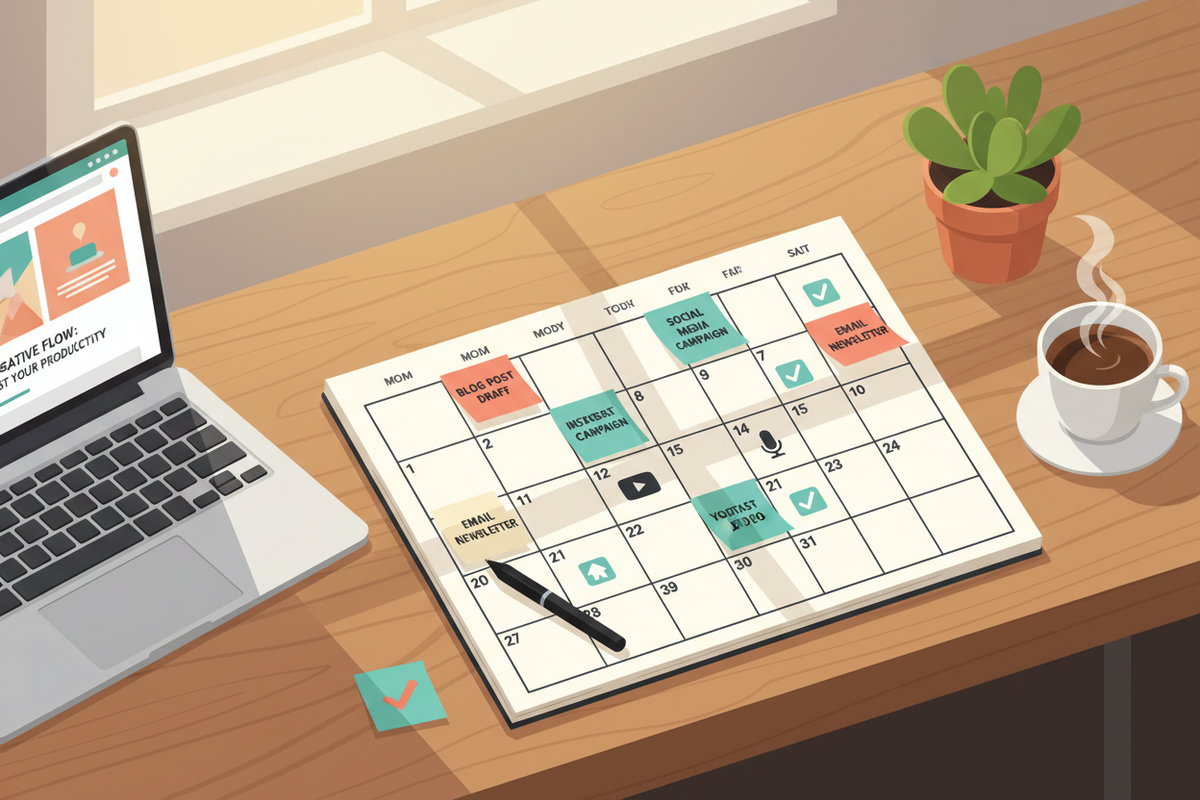 The Monthly Content Calendar: How to Run One That Actually Ships