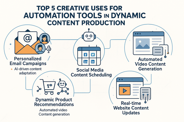 Top 5 Creative Uses for Automation Tools in Dynamic Content Production