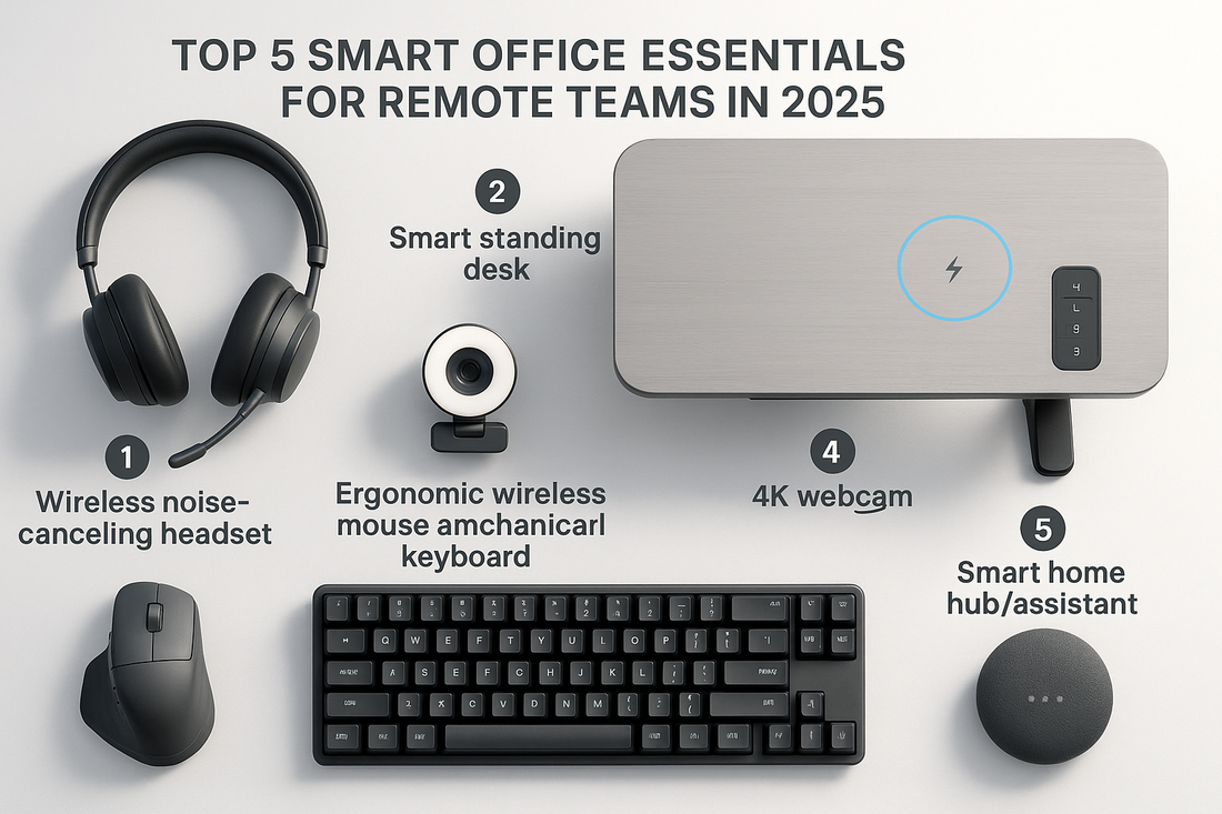 Top 5 Smart Office Essentials Every Remote Team Needs in 2025