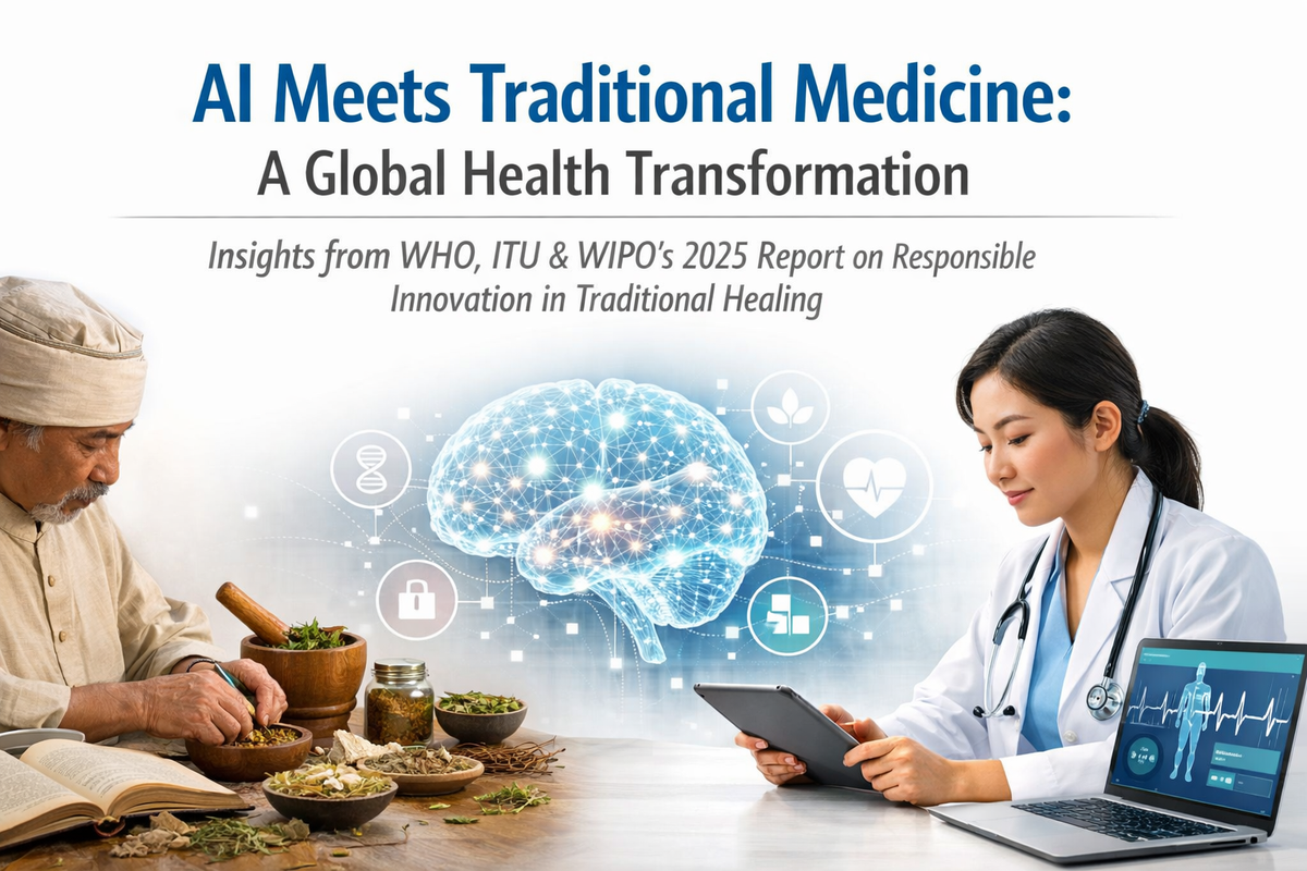 How AI Is Transforming Traditional Medicine: Insights from WHO, ITU & WIPO’s 2025 Report